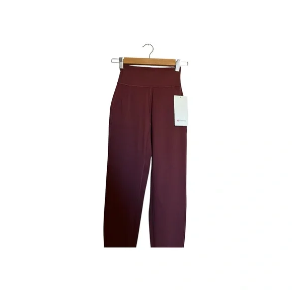 Lululemon Athletica Burgundy Leggings - Picture 2 of 4